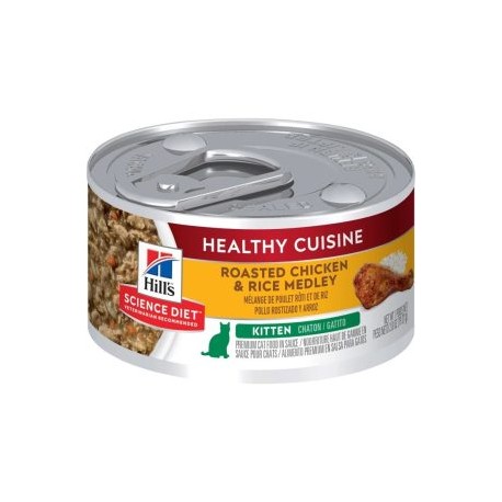 Kitten /Chaton Roasted Chicken & Rice Medley 79.37 gms