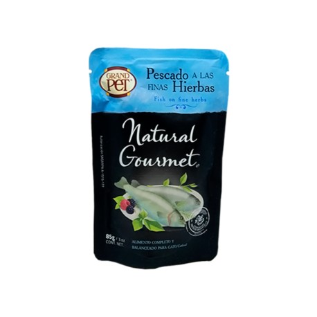 Sobre Gato Pescado a Las Finas Hierbas Grand Pet 85g