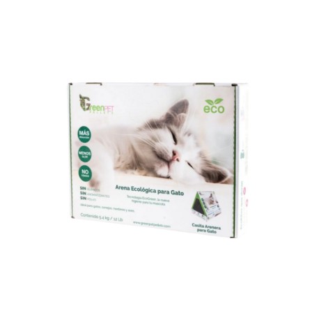 Sustrato con Casita Green Pet Pellets 5.4kg