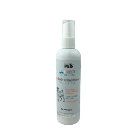 Jabón Antiséptico Para Heridas Fancy Pets 125ml